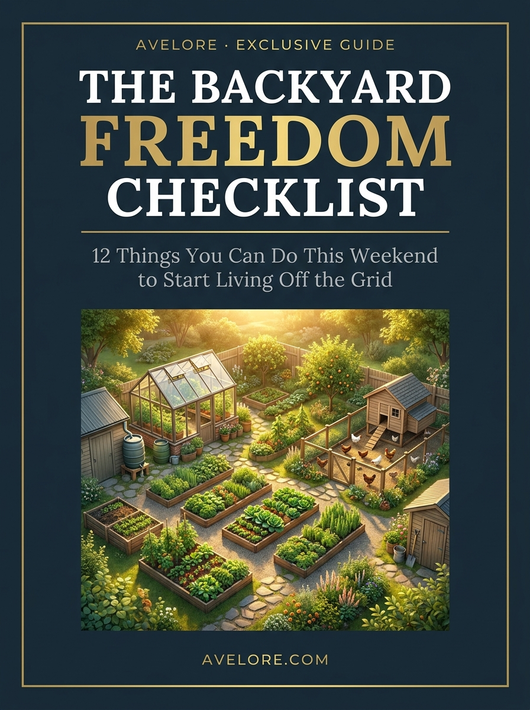 The Backyard Freedom Checklist: 12 Things You Can Do This Weekend to Start Living Off the Grid